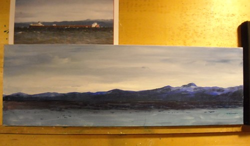 The boat will soon appear and then some final shading.