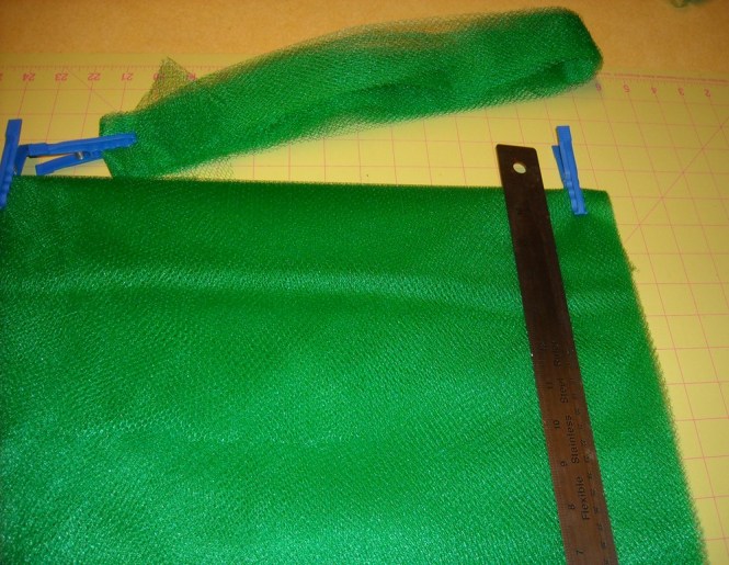 cutting strips for scrubbies