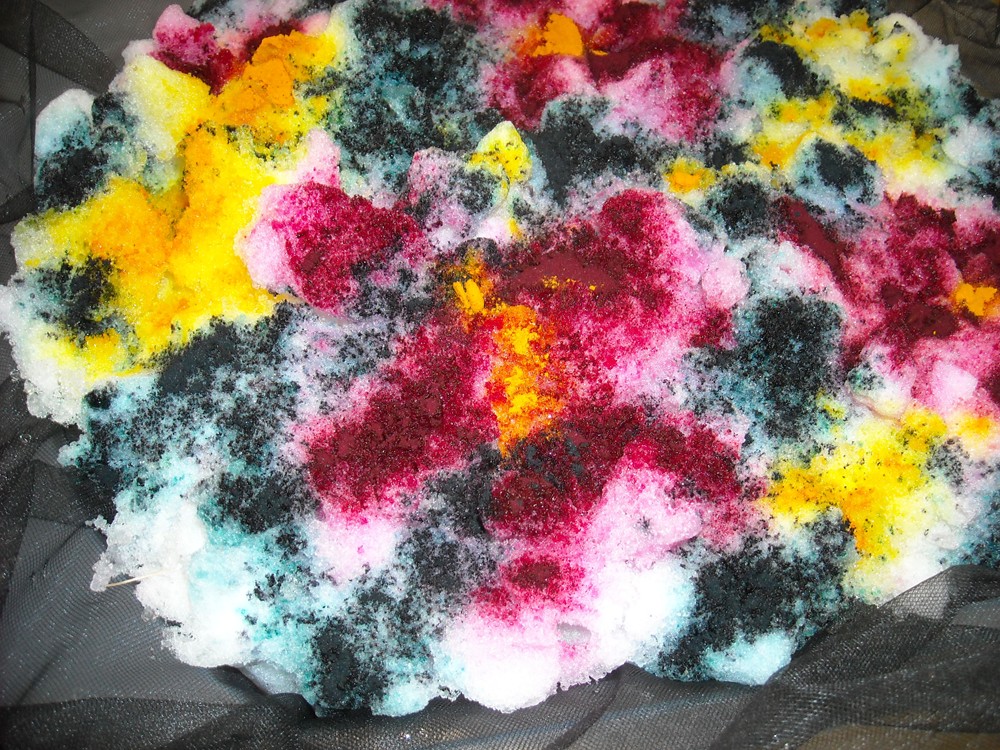 snow dyeing 2