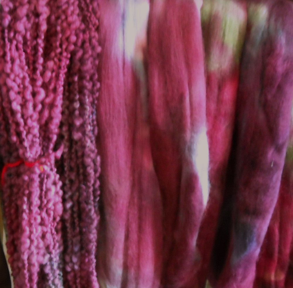 drying dyed yarn and top