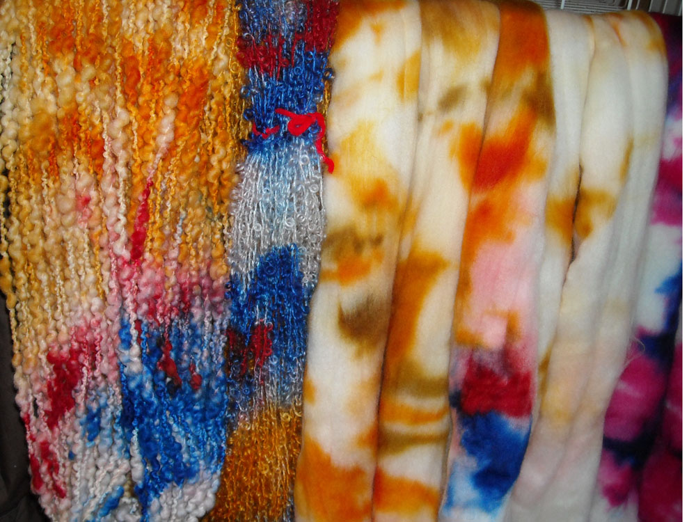 hand dyed wools