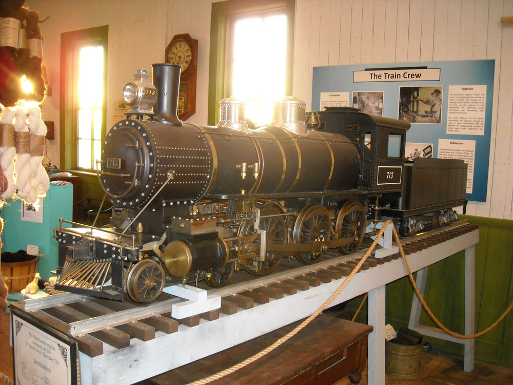 train in Port Sanilac Museum